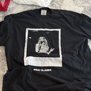 Comfort Colors Black Nikki Glaser Graphic Tee - XL - NWOT